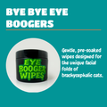 Smooshy Floofs Eye Booger Wipes™ - Gentle Face Cleaning for Flat-Faced Cats